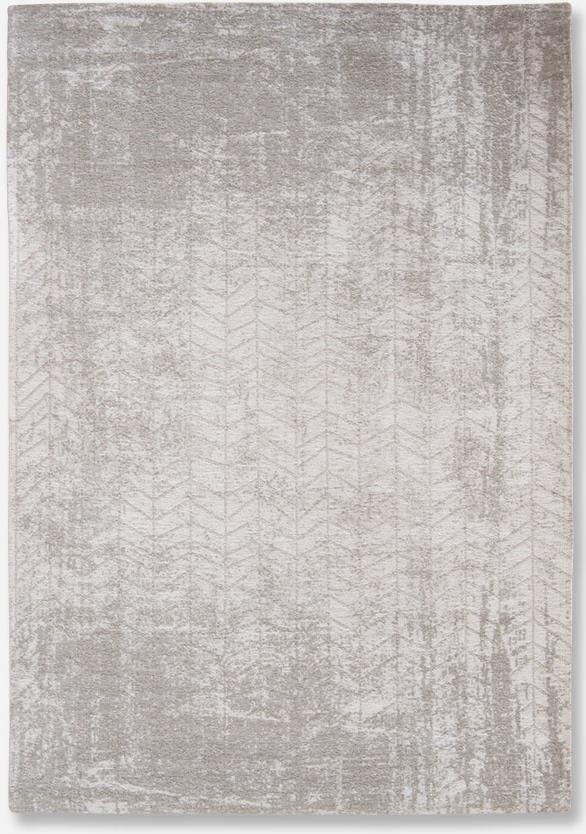 Flatwoven Natural Cotton Rug White Plains 8929 ☞ Size: 240 x 340 cm