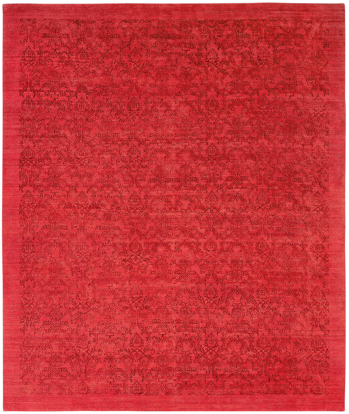 Roma Border Red Rug