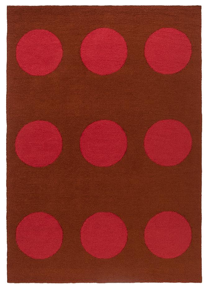 Festival Dots Red Outdoor Rug