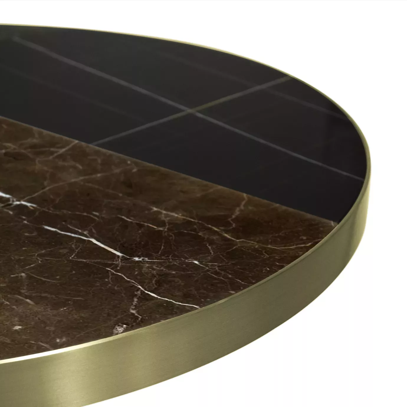 Decovita Black & Gold Granite Dining Table