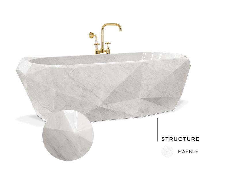 Gemstone Marble Bath