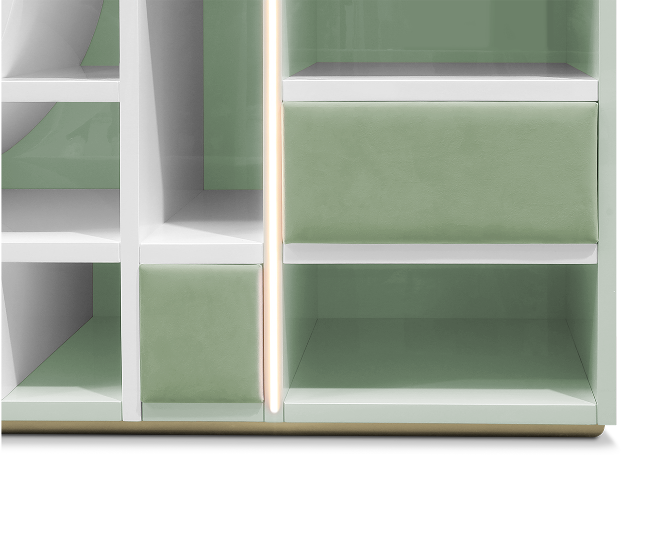 Sugar Rush Green Children's Bookcase