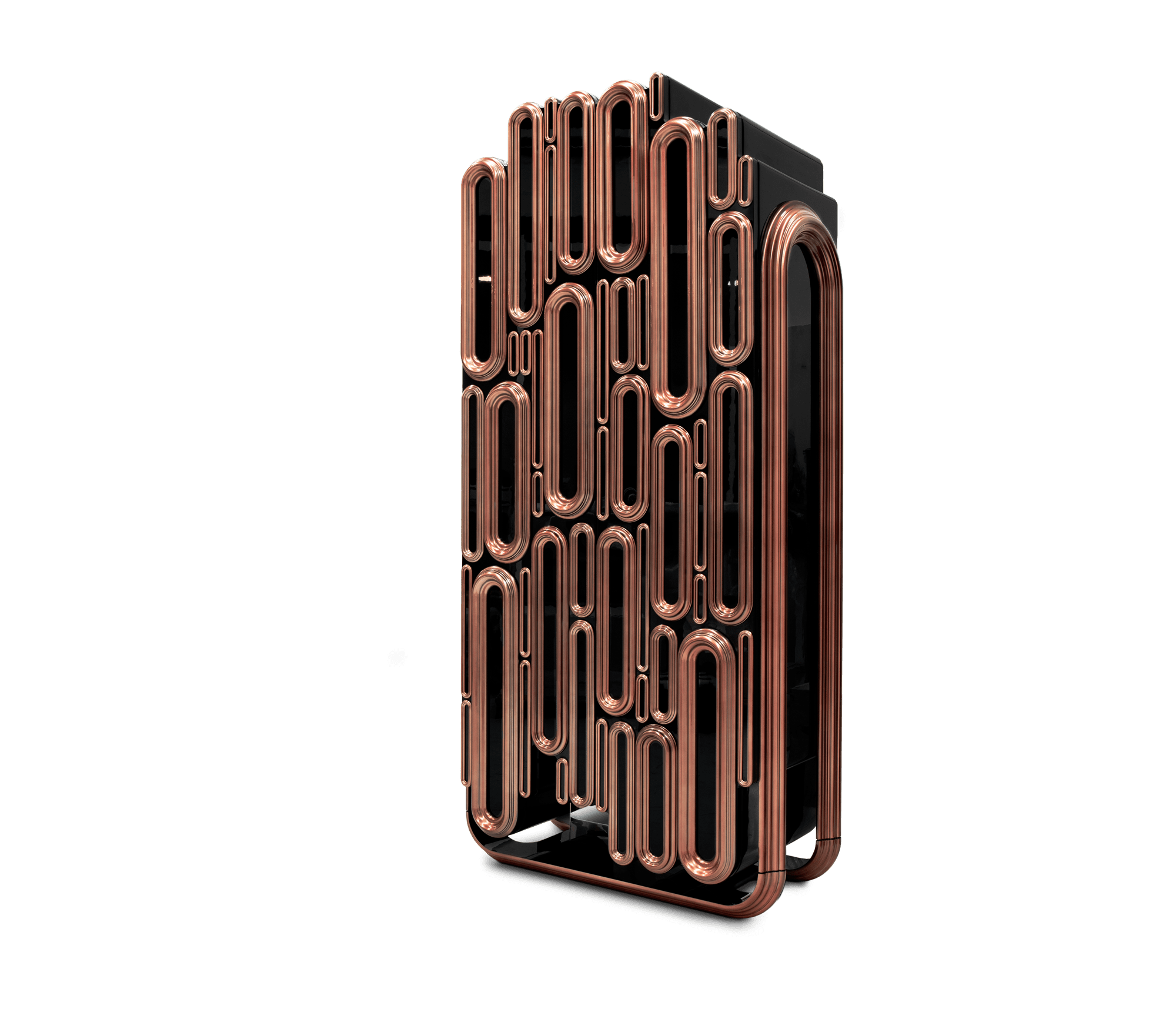 Ellipse Copper Cabinet