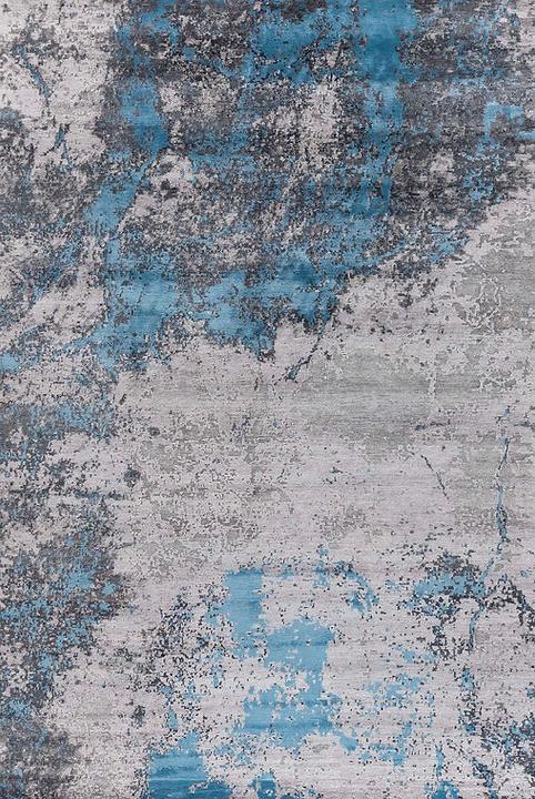 Hand-Knotted Abstract Rug