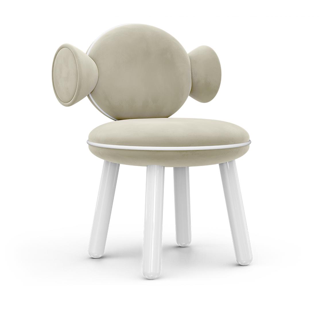 Lollipop Cream Children's Chair