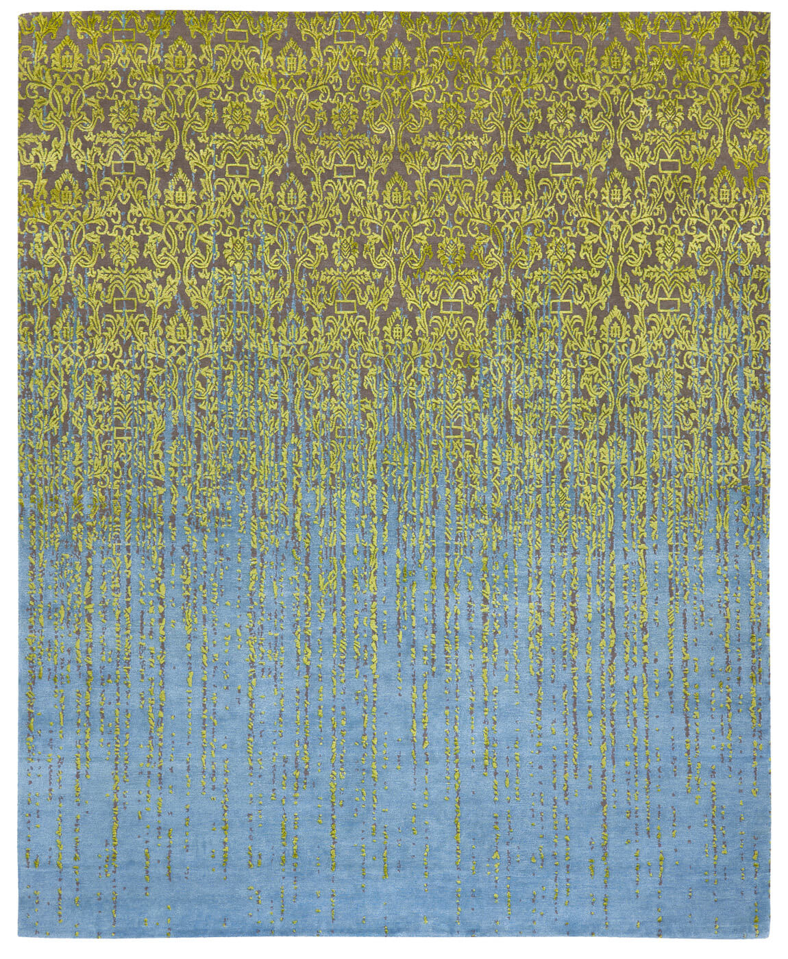 Roma Vendetta Yellow And Blue Rug