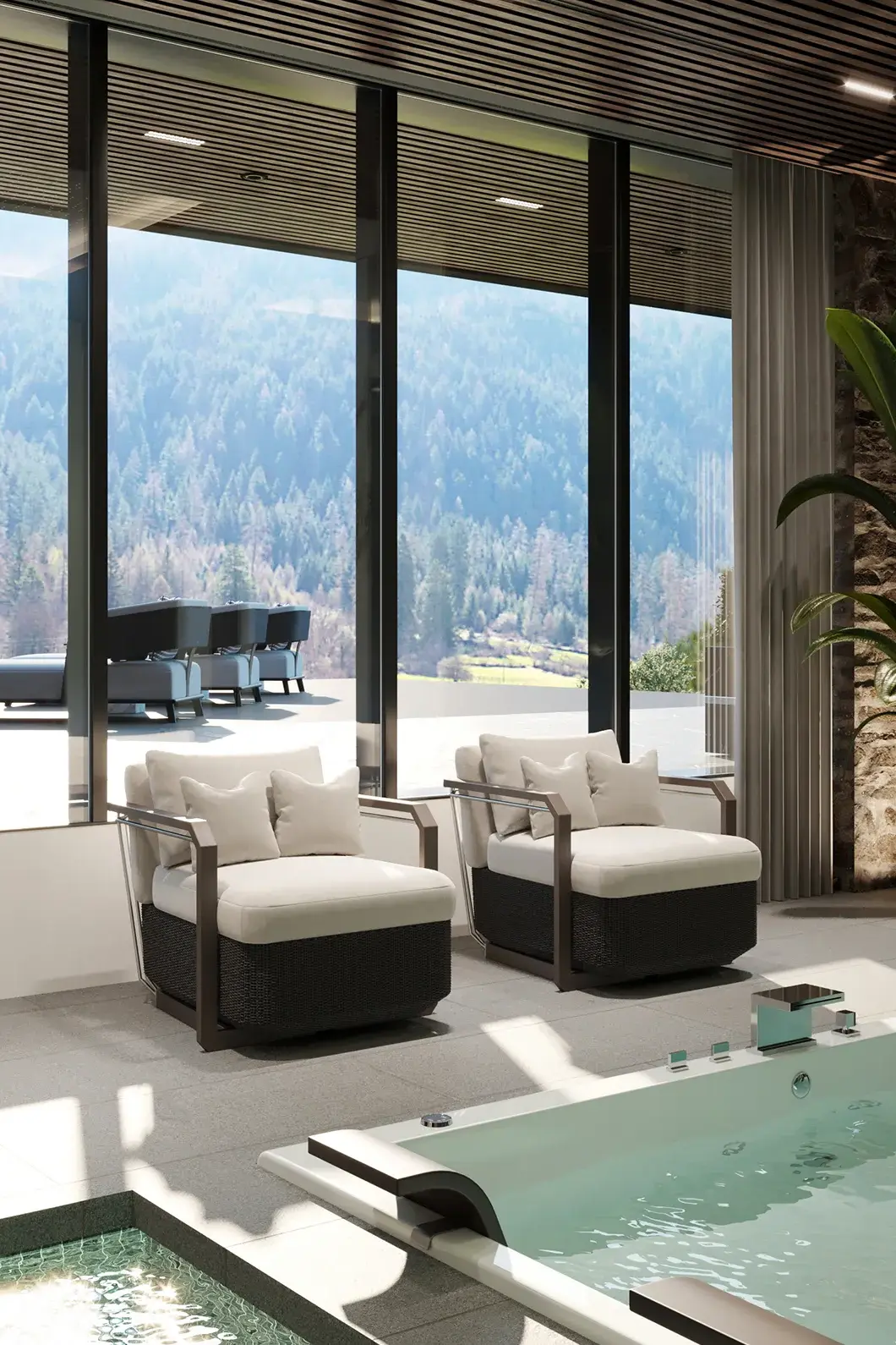 Legacy Grey Armchair - 1