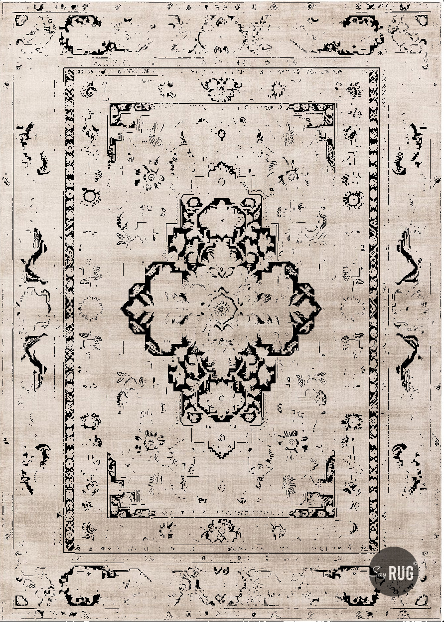 Madurai Black / Beige Rug