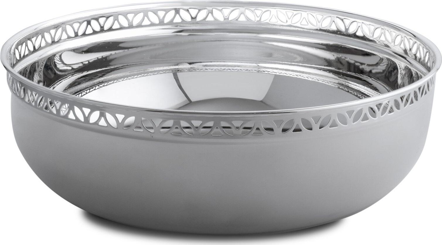 Silver-Plated Round Bowl