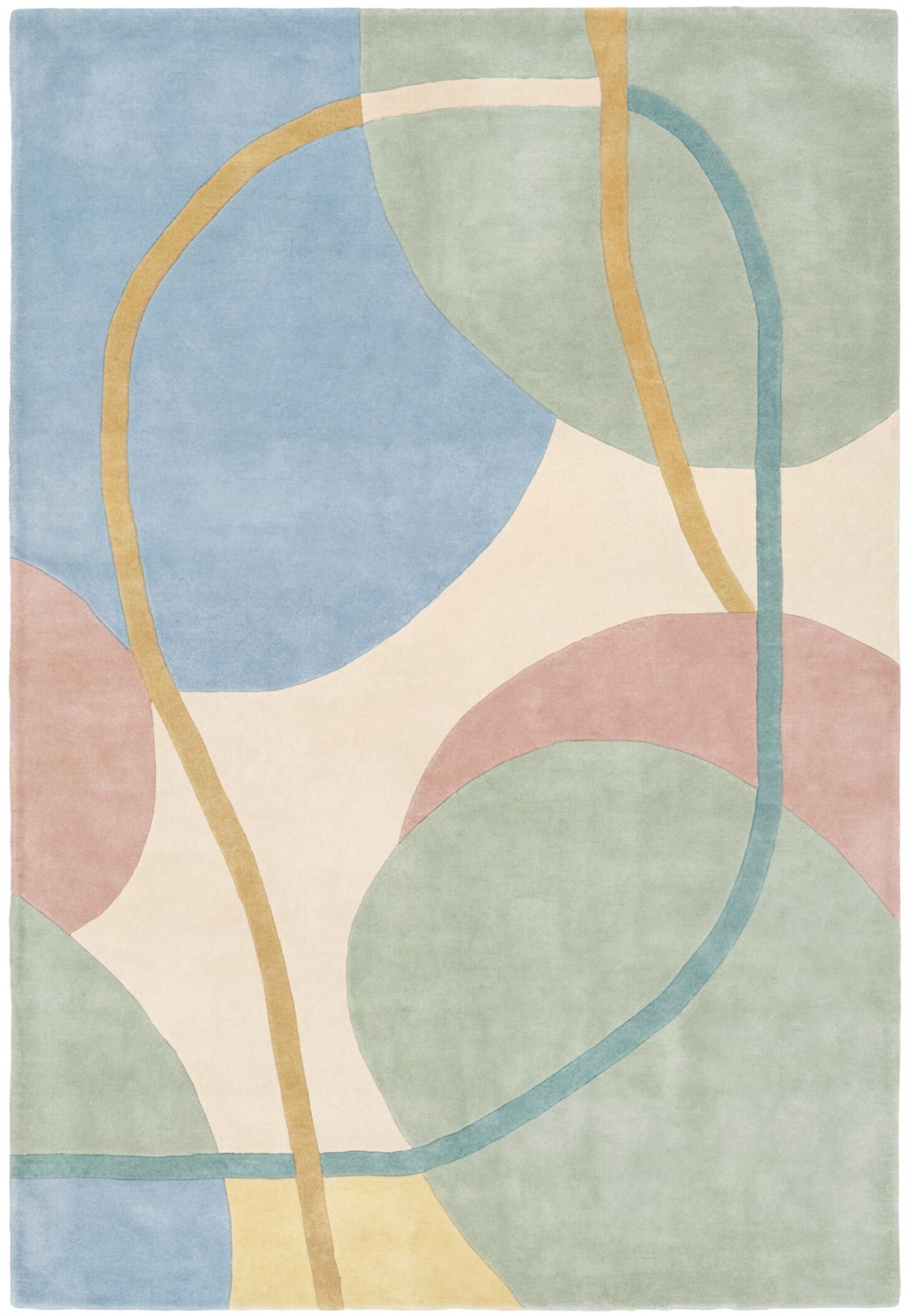 Soft Circles Pastel Rug
