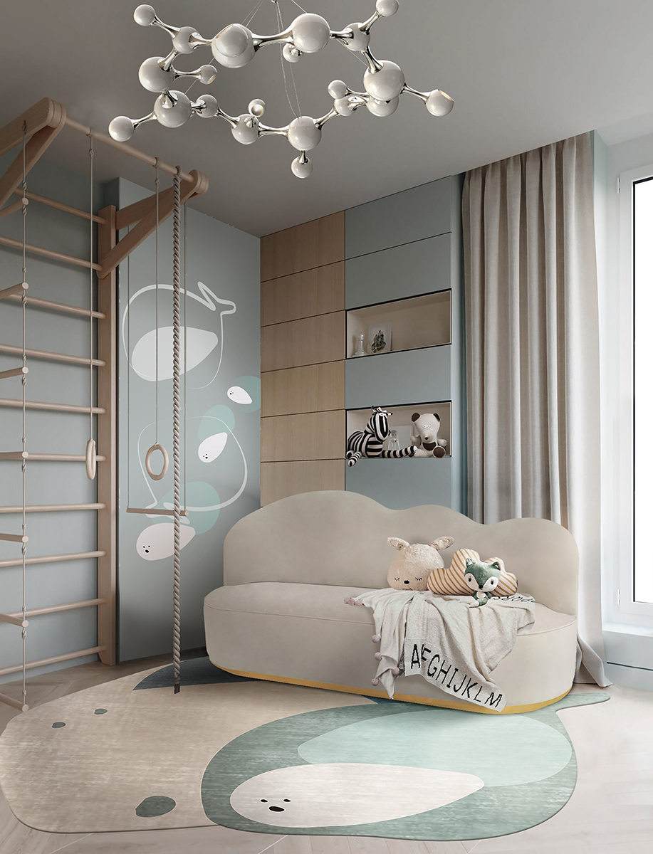 Atomic Round Ceiling Suspension Lamp - 3