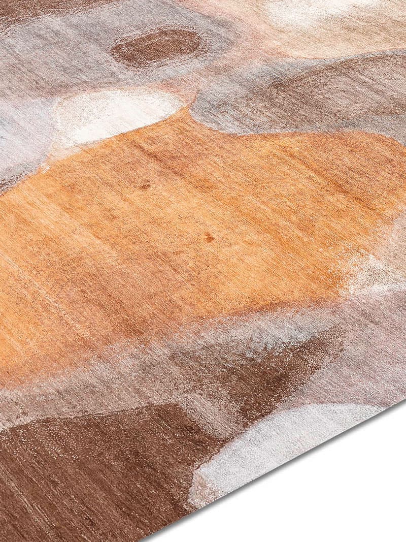 Copper Mauve Handmade Luxury Rug