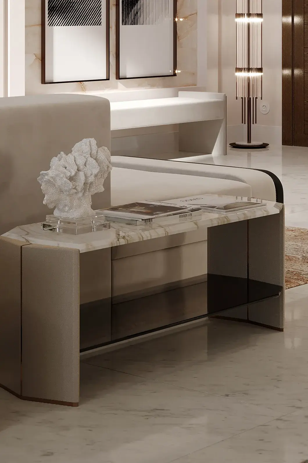 Summit Long Side Table - 2