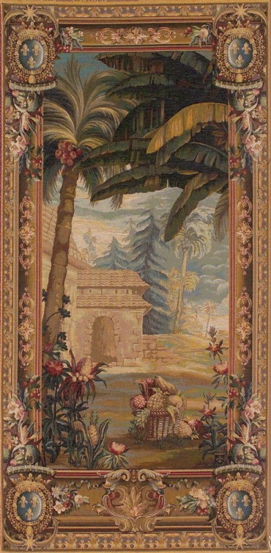 The Pineapple Harvest - Pagoda Door Tapestry