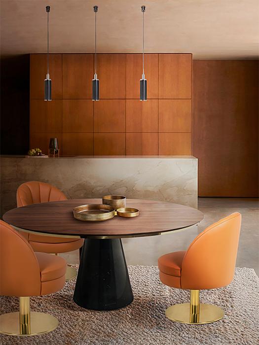 Benedict Round Dining Table - 3