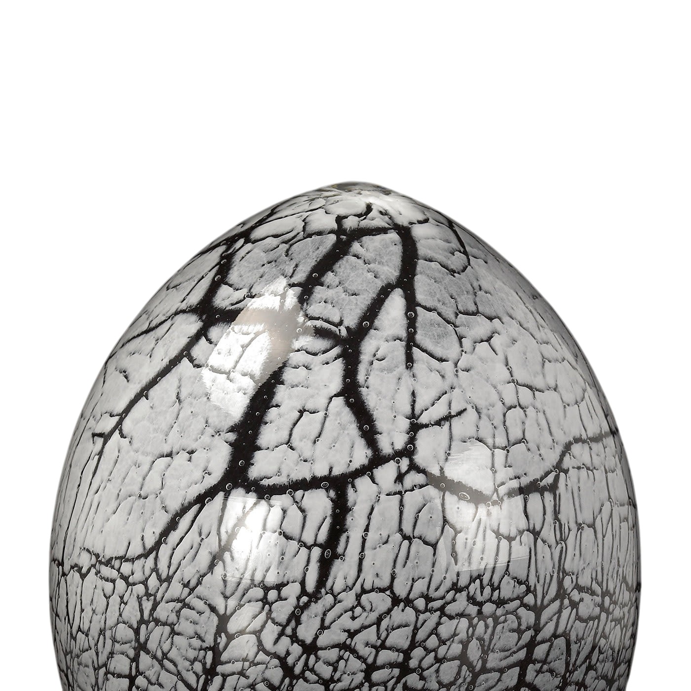 Crackled Dark Crystal Egg Decor