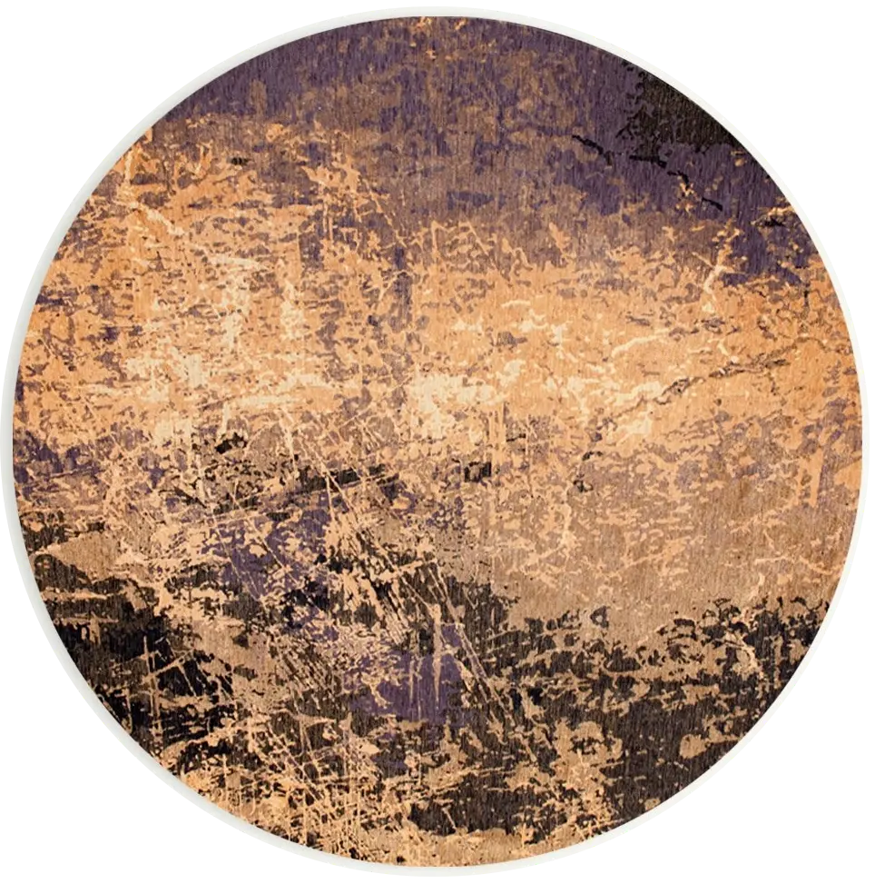 8618 Deep Mine Round Rug