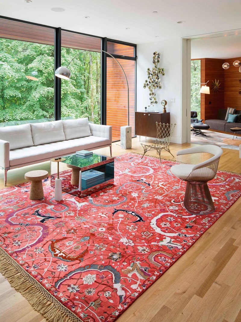 Tabriz Red Luxury Rug