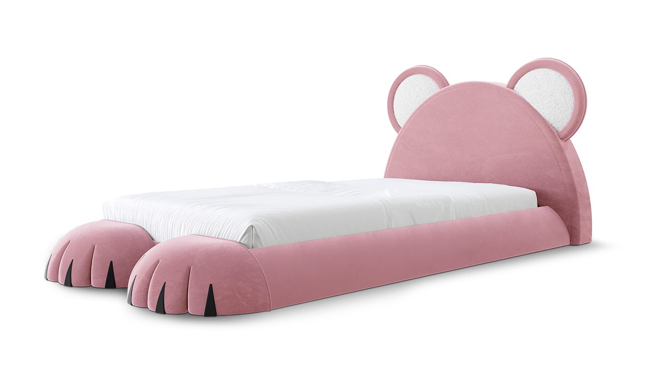 Teddy Dream Pink Bed