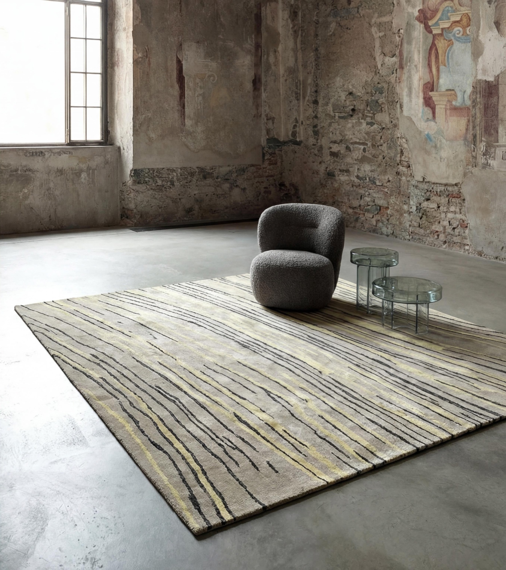Sandy Strata Rug