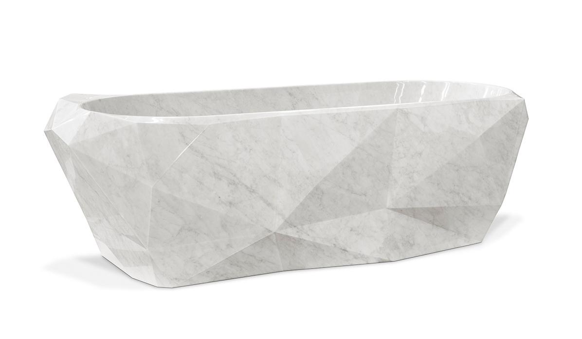 Gemstone Marble Bath