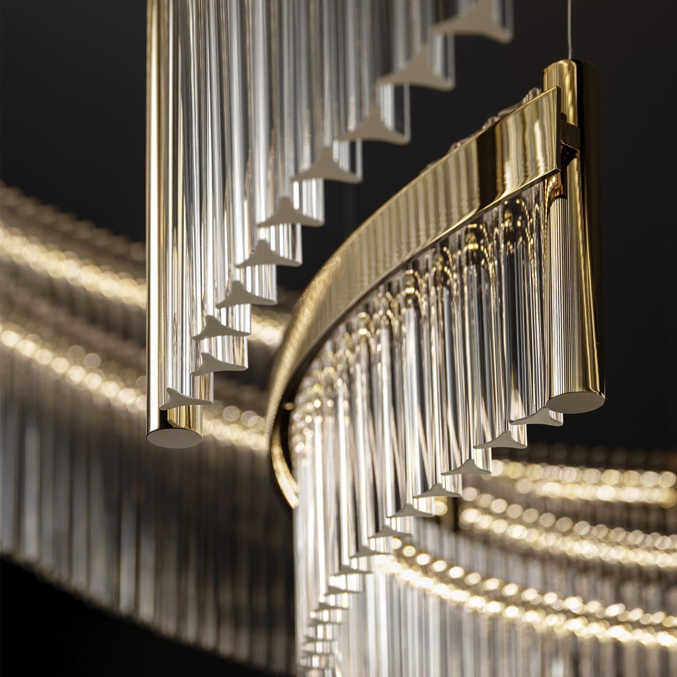 Venetian Glass Prism Chandelier
