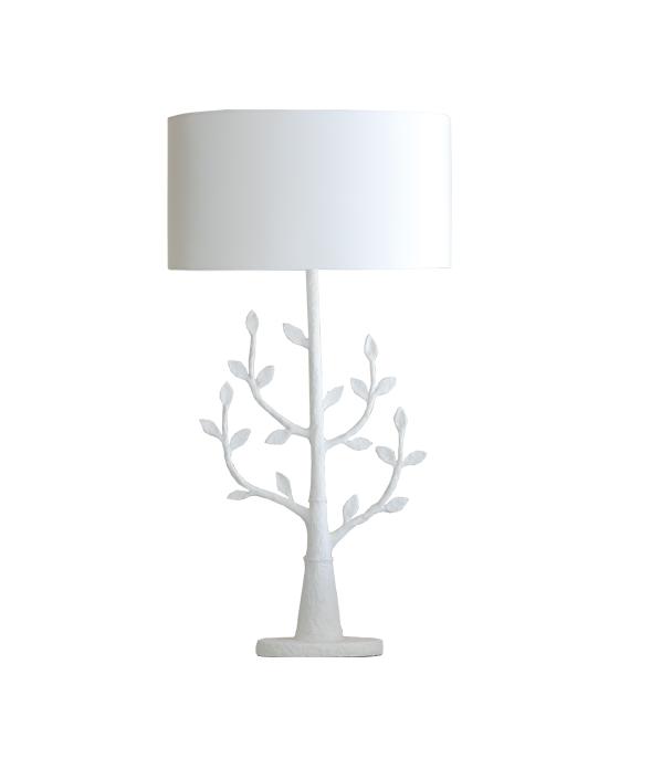 Millana Table Lamp in Chalk Finish