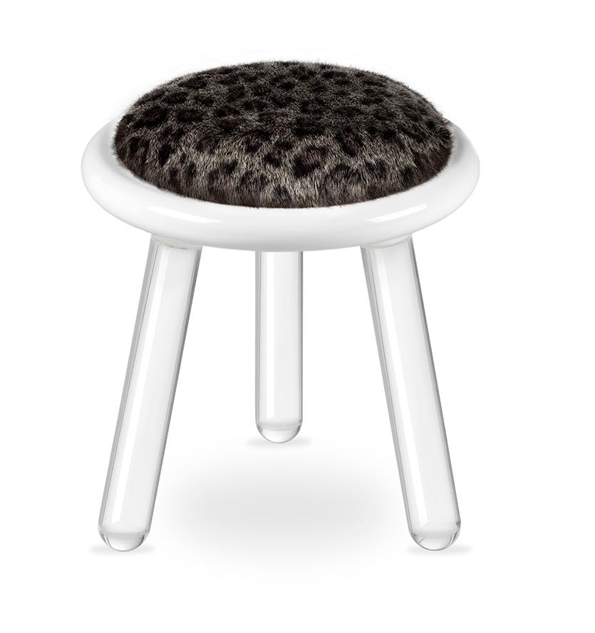Leopard Stool