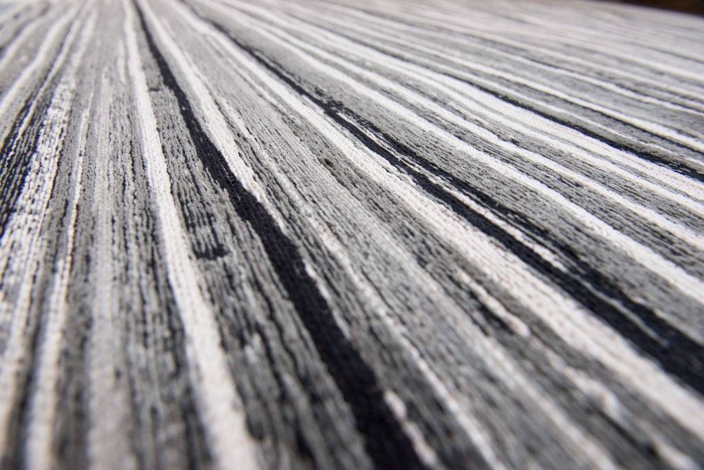 Grey Stripes Rug ☞ Size: 280 x 360 cm