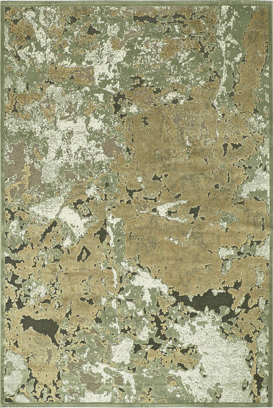 Modern Green Flat Woven Rug Antigua 201W/Q33 | Size: 195 x 280 cm