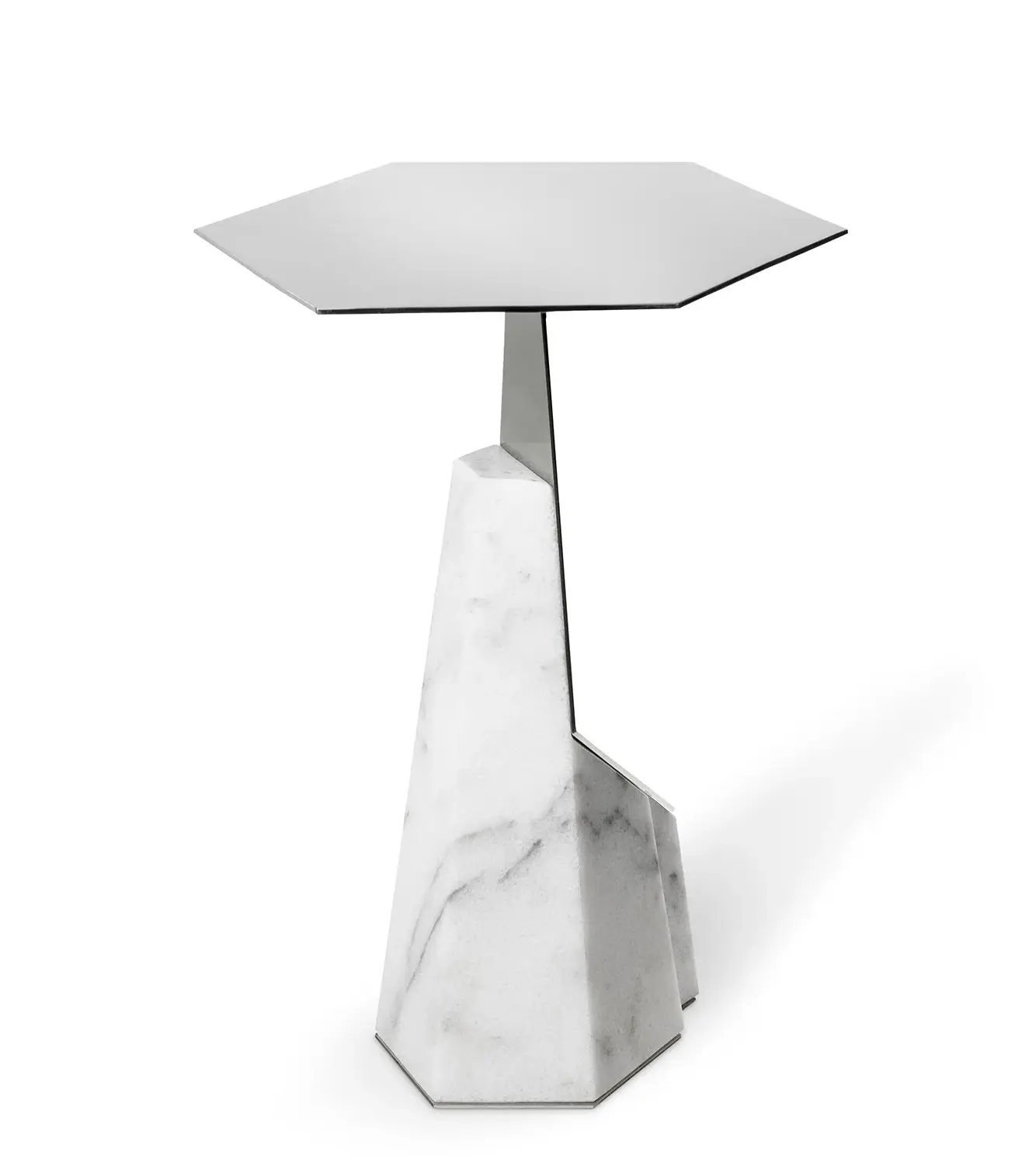 Aura Grey Side Table