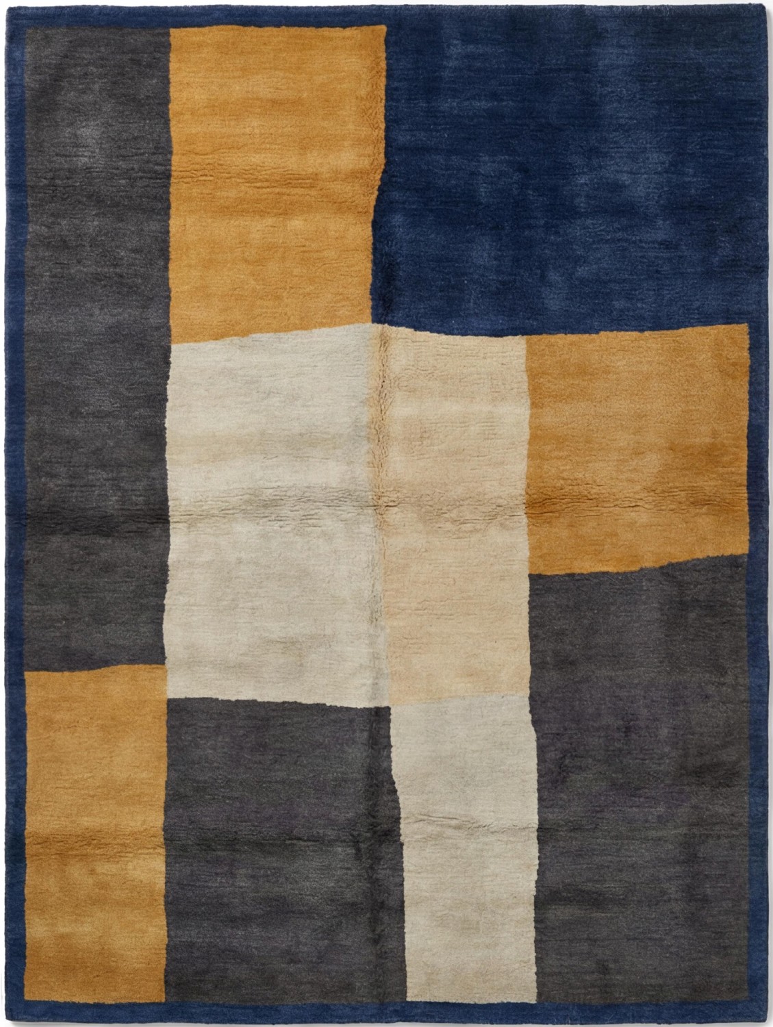 Golden Blocks Rug