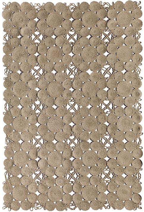 Indian Braided Beige Rug