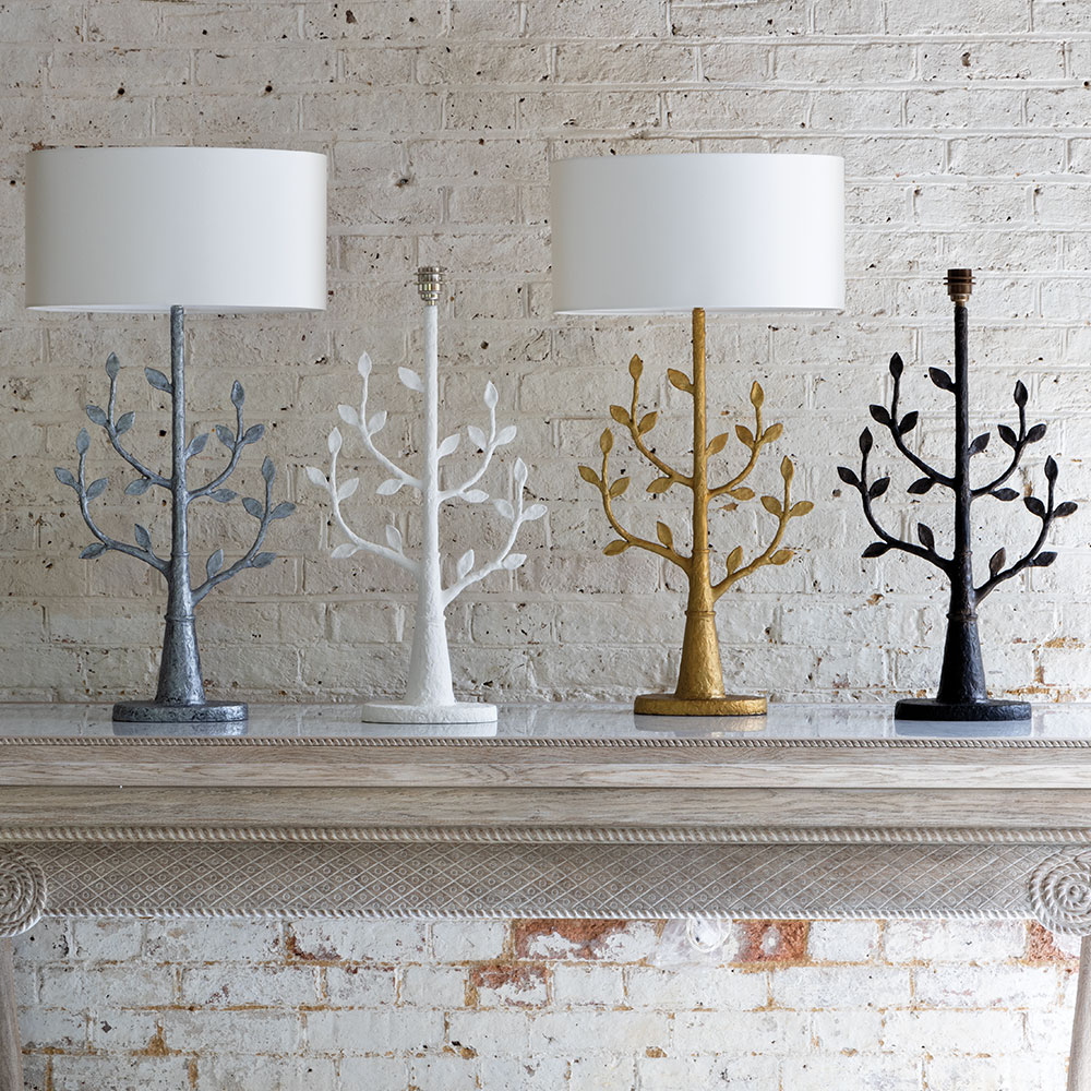 Millana Table Lamp in Silvered Finish