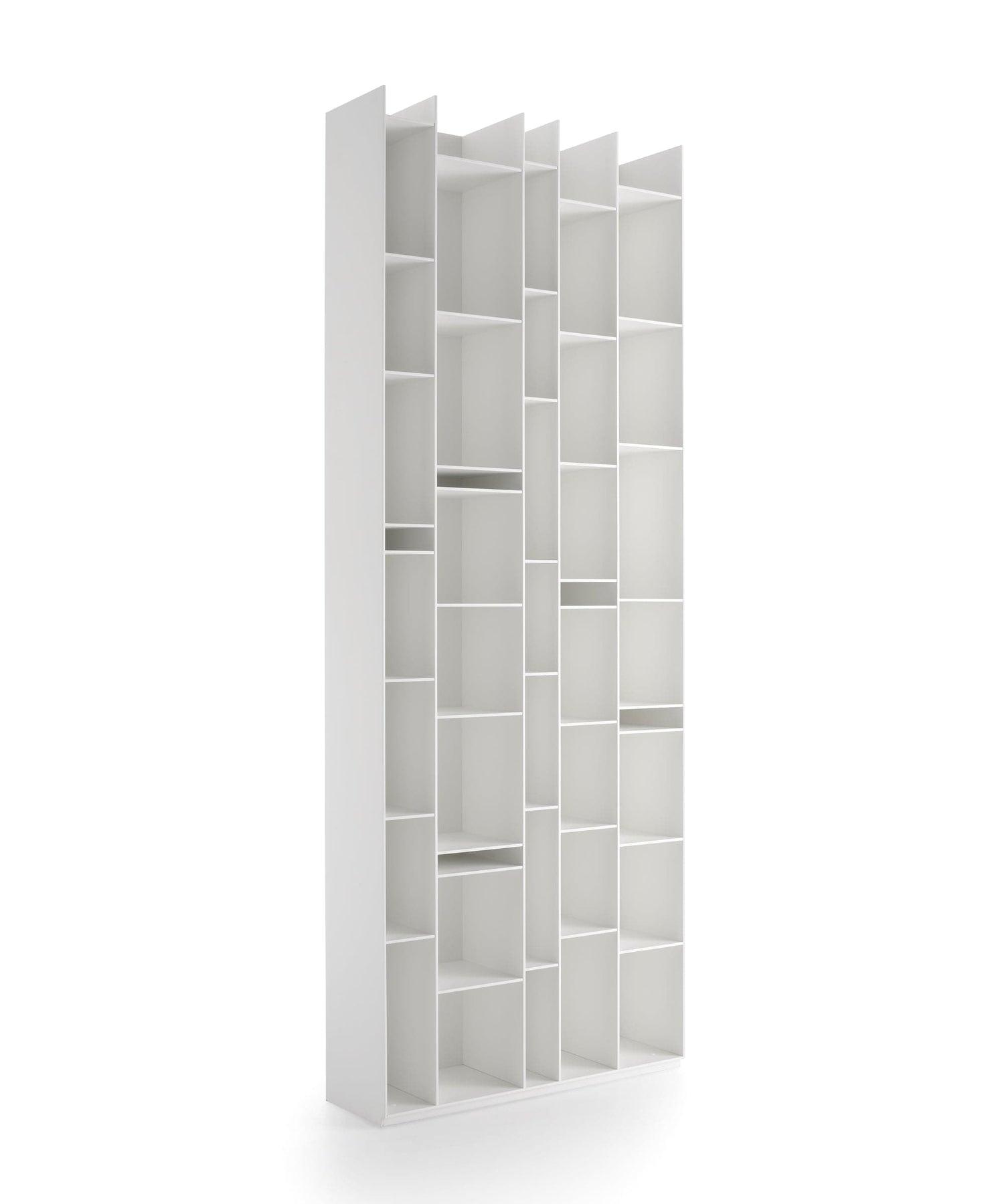 Italian Bookcase Random 5C | Colour: Matt Lacquered Medium Grey X093