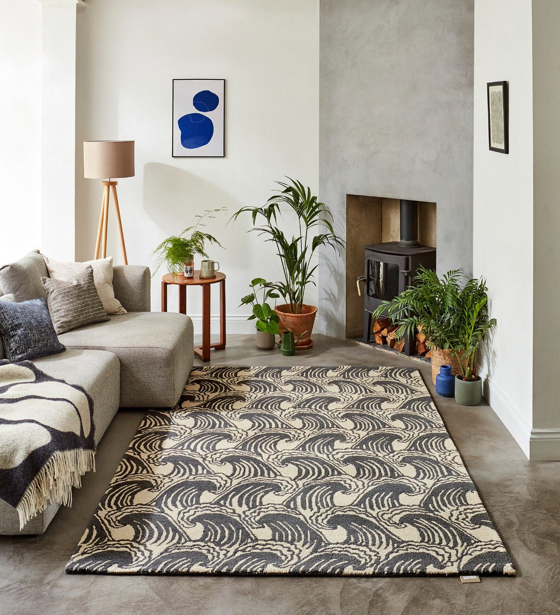 Ride the Wave-Liquorice 125605 Rug