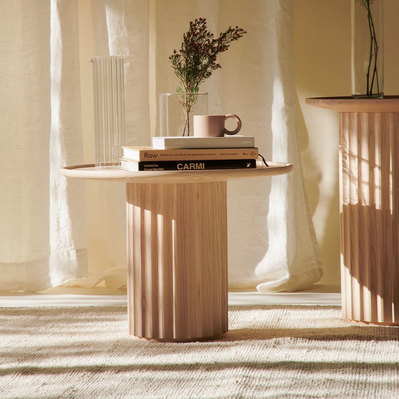 Capitello Bespoke Natural Side Table 