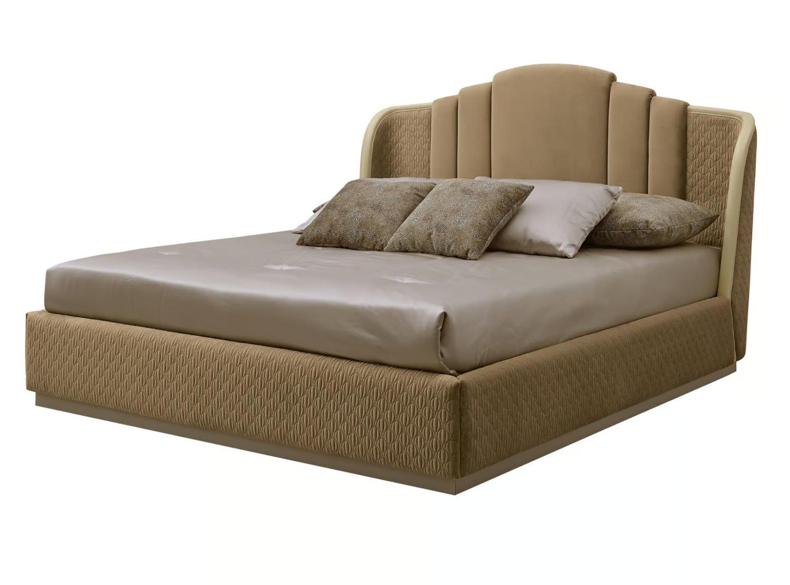 Opulent Beige Luxury Bed