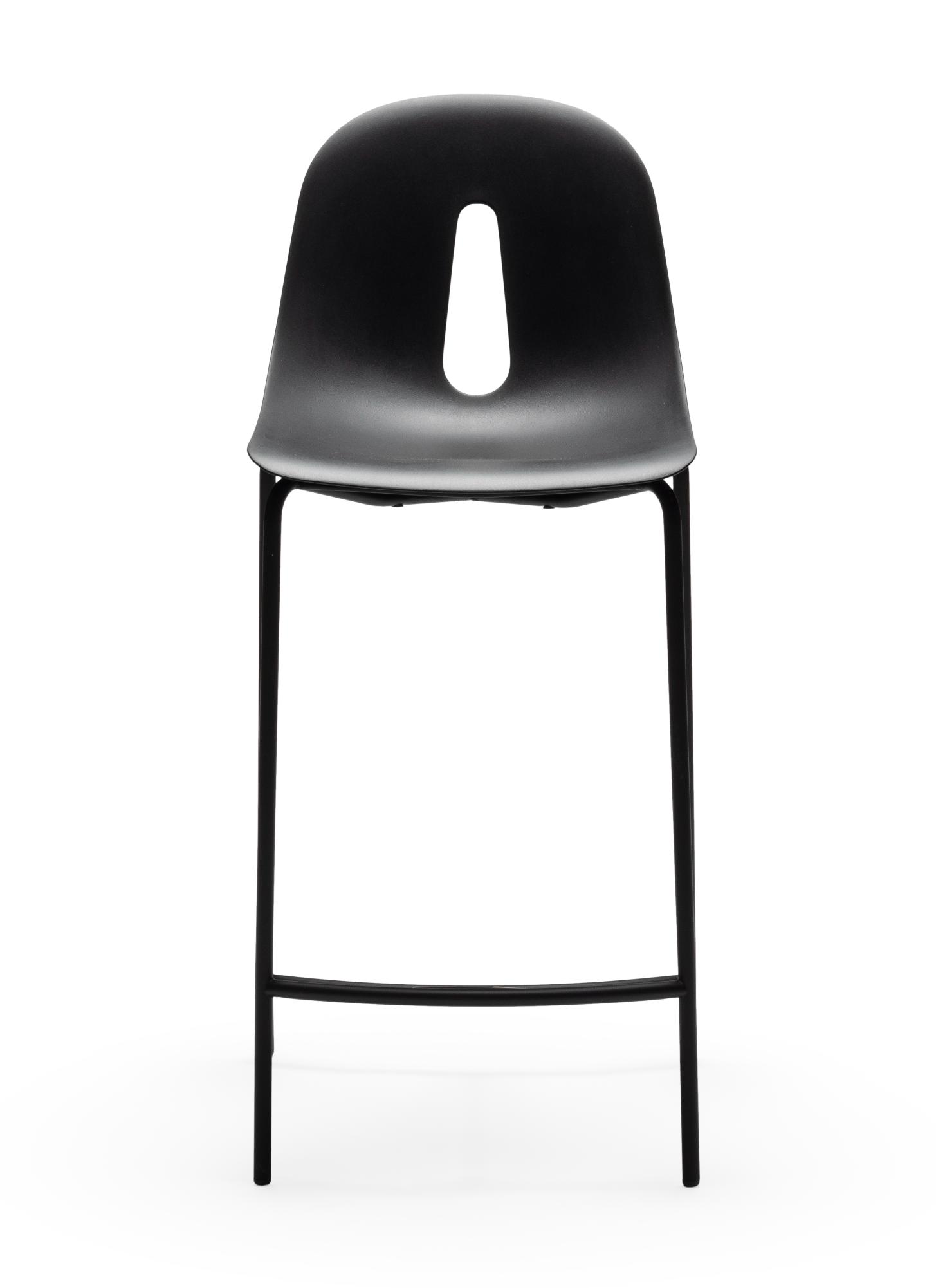Gotham Black Bar Stool