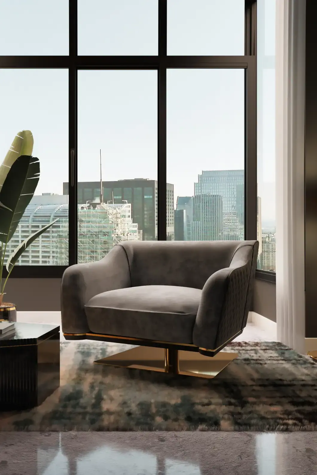 Rebel Rotating Single Sofa - 5
