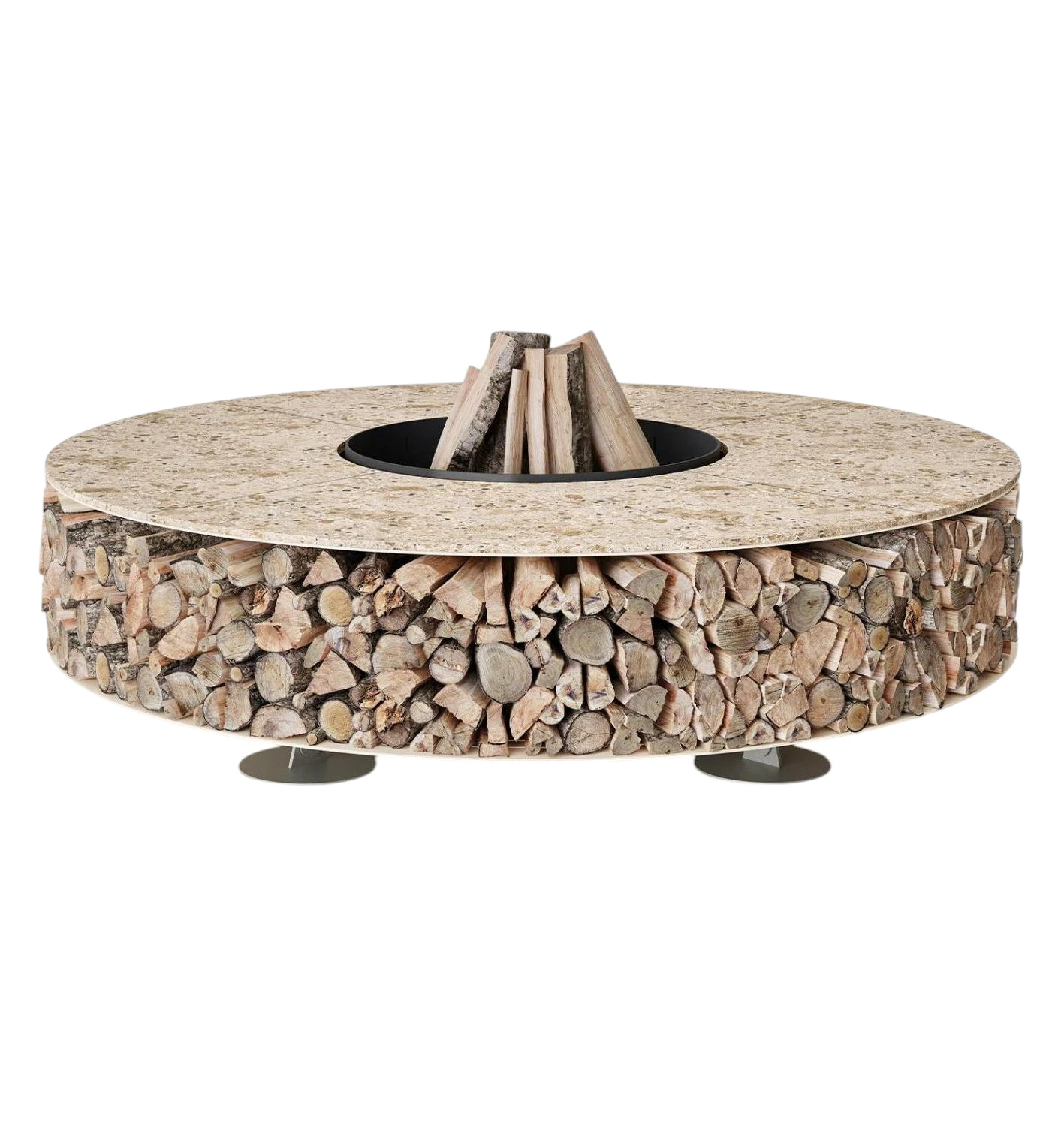 Zero Keramik Arlecchino Fire Pit | Dimensions: Ø 100 cm