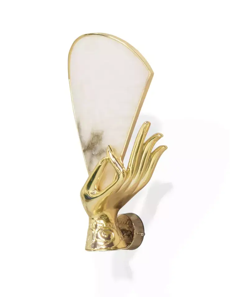 Muse Alabaster Wall Sconce