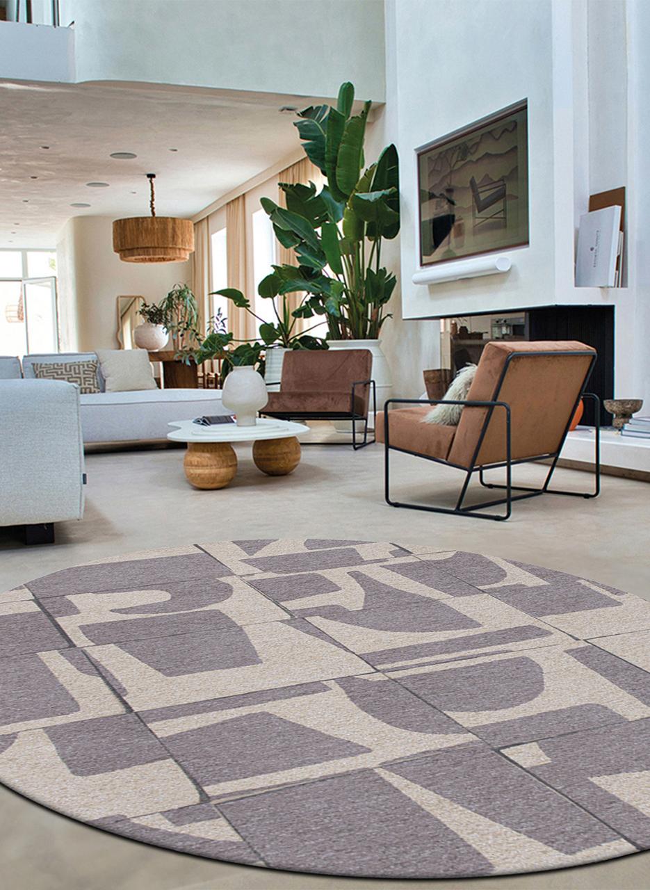 String 9366 Round Rug