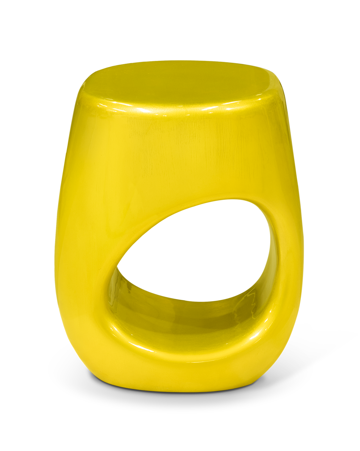 Tectonic Citrine Accent Stool