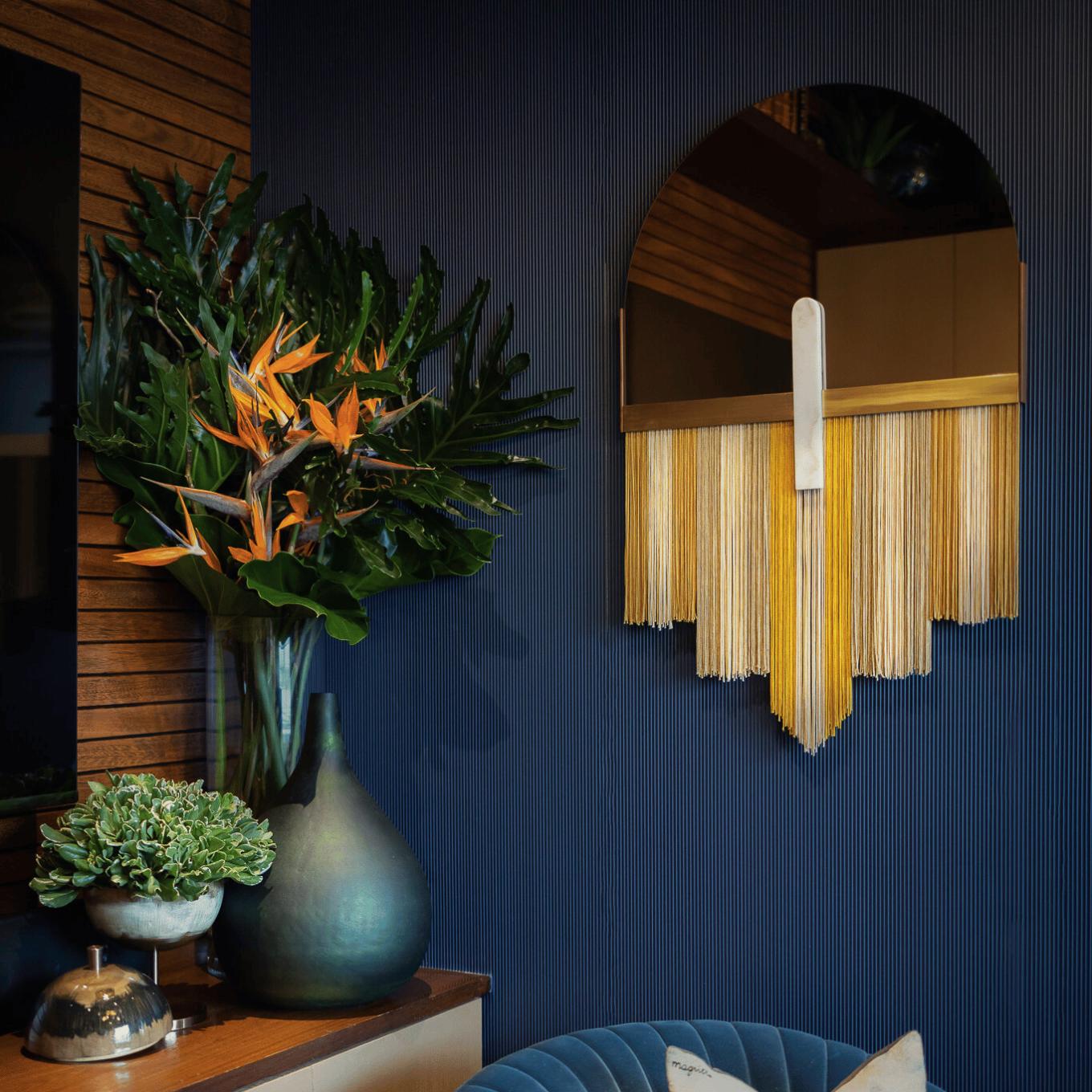Souk Yellow Decorative Mirror - 3