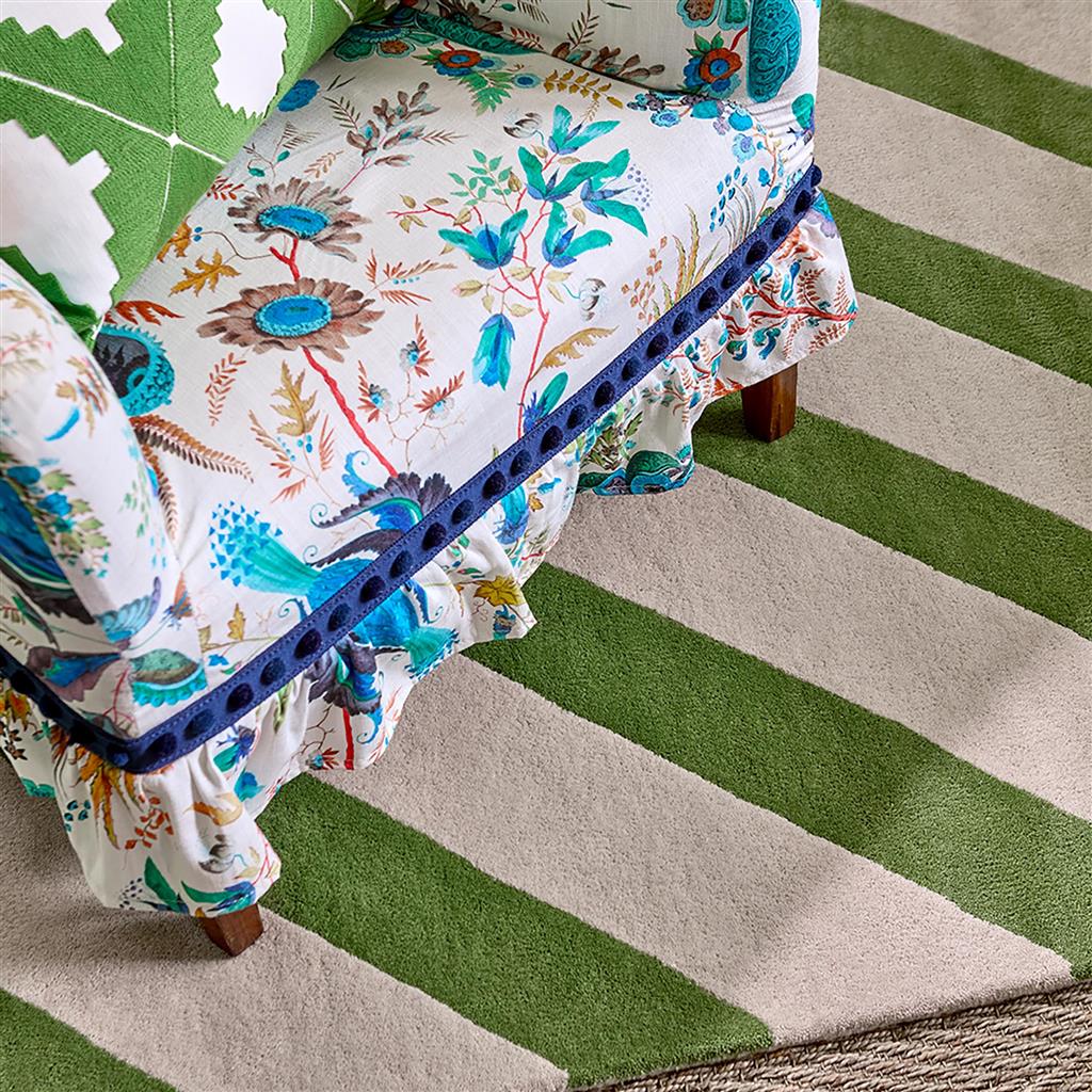 Paper Straw Peridot Rug