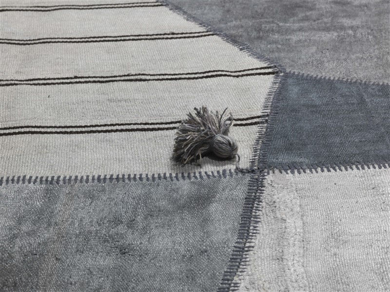 Metropole Patchwork Hemp Rug