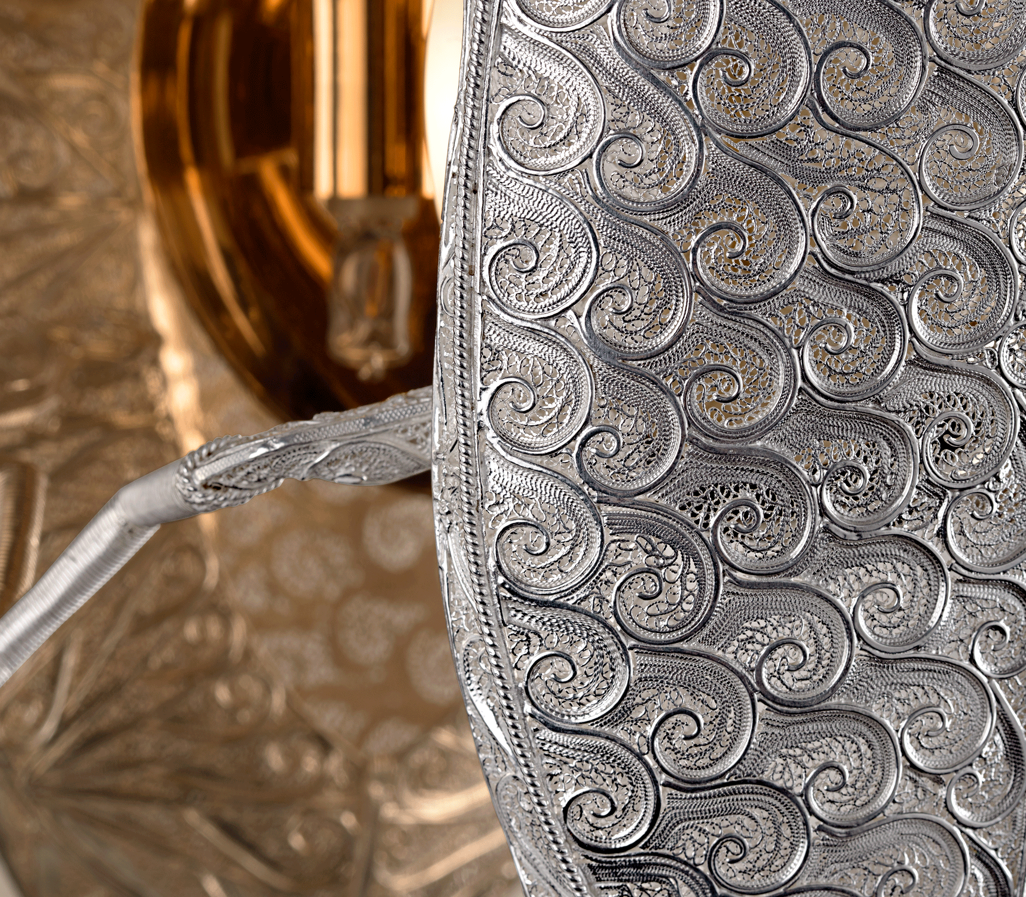 Filigree Scarab Designer Wall Light