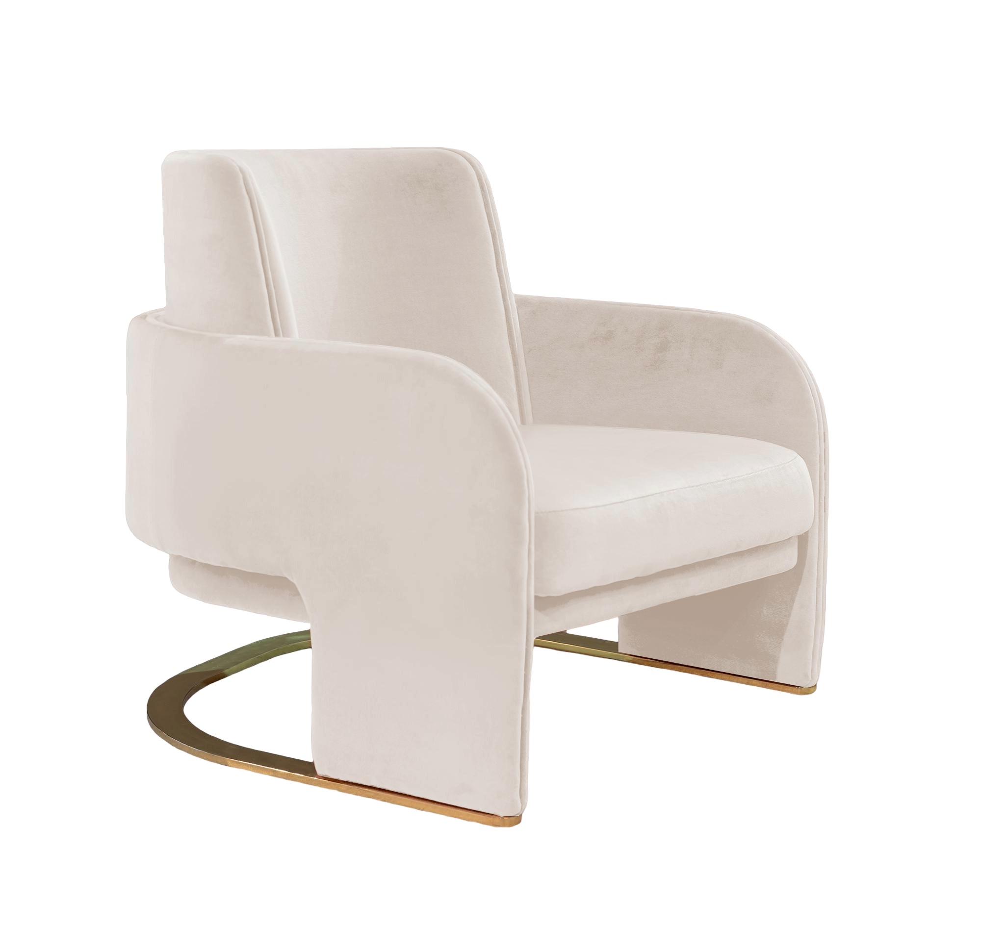 Odisseia White Sculptural Armchair