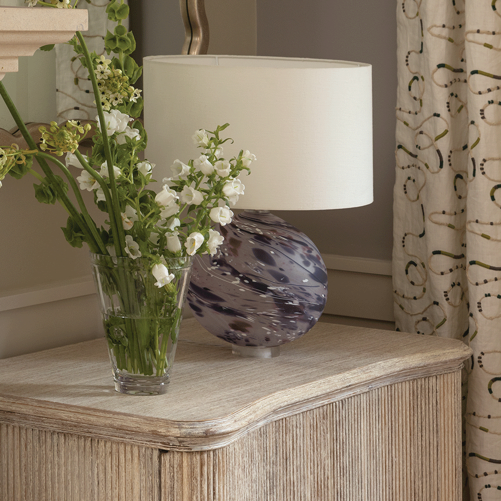 Nyla Amethyst Table Lamp